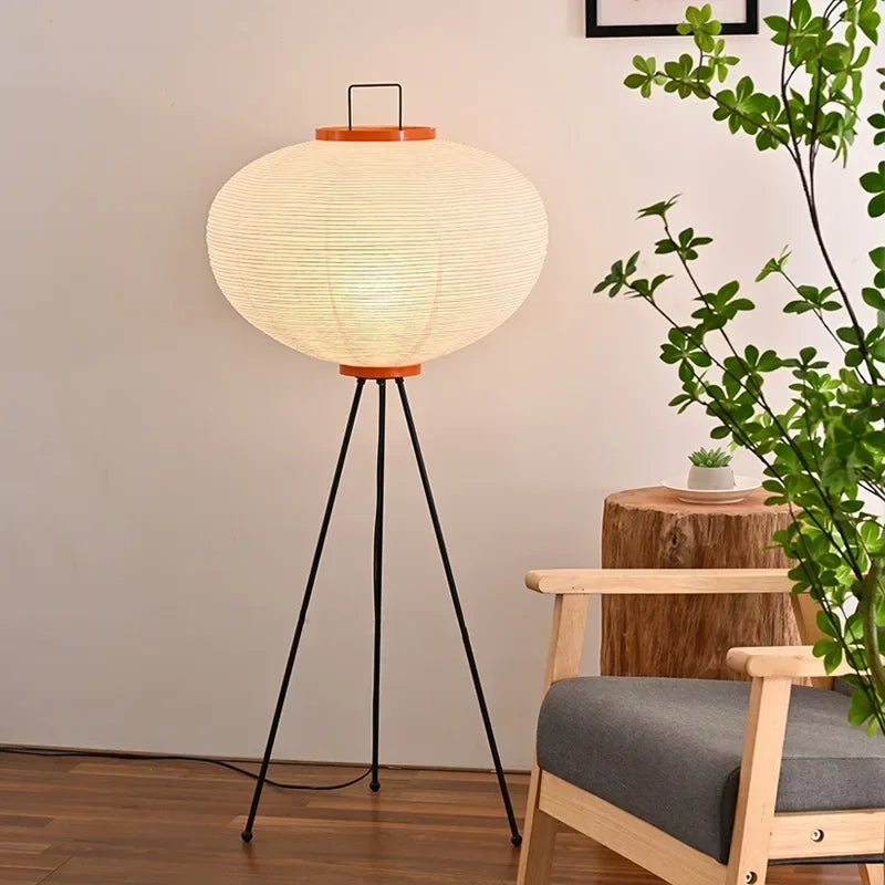 HILA - Designer Stehlampe aus Reispapier