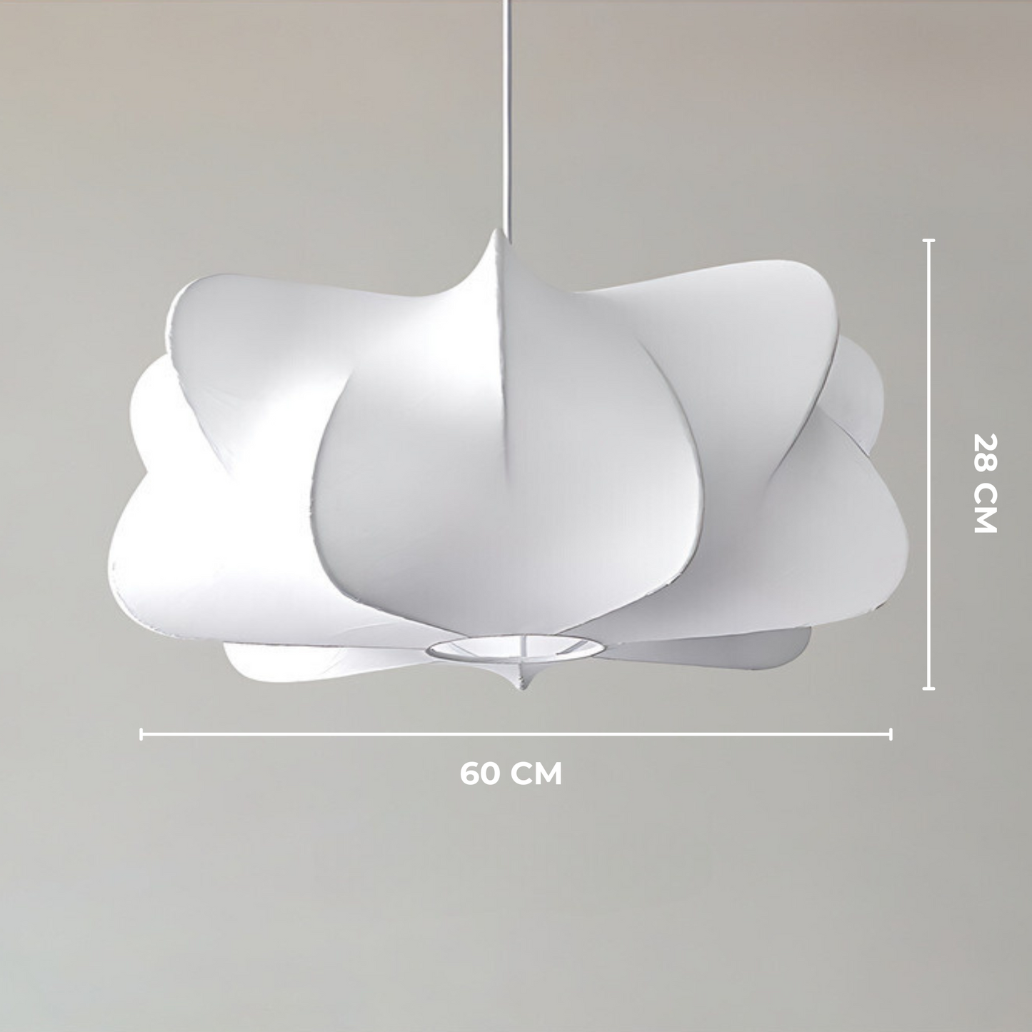 NORD - Handgemaakte Bubble Hanglamp in Wolkvorm
