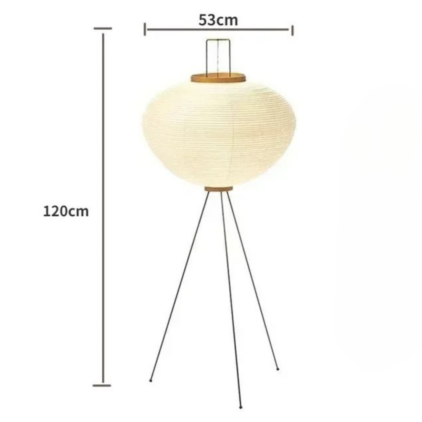 HILA - Designer Stehlampe aus Reispapier