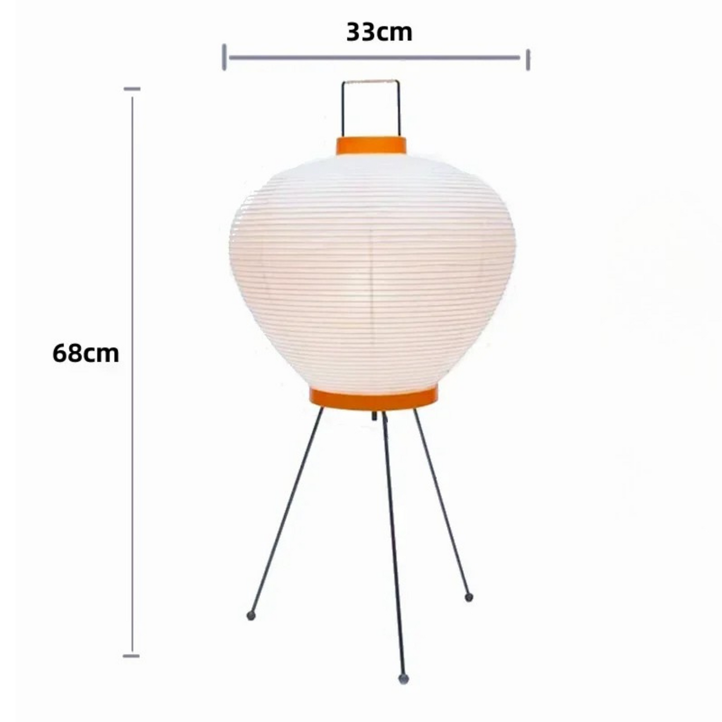 HILA - Designer Stehlampe aus Reispapier
