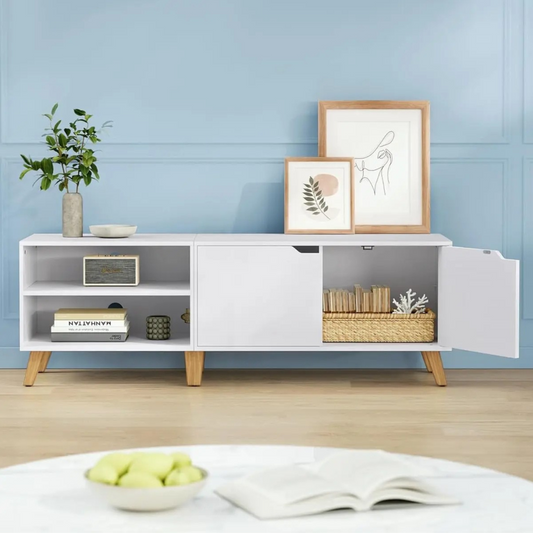 HALO - TV-Schrank mit Türen und Regalen