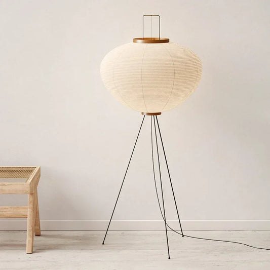 HILA - Designer Stehlampe aus Reispapier